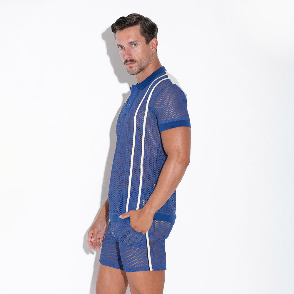 Openwork Polo
