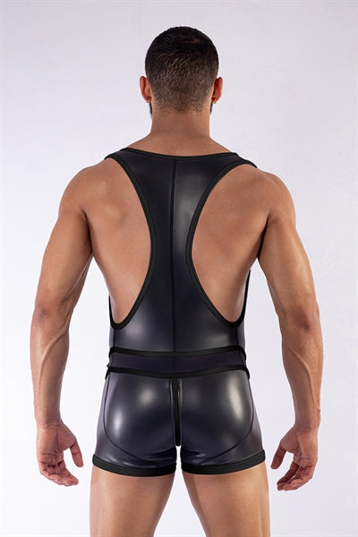 Neoprene Wrestling Suit With Zipper Back